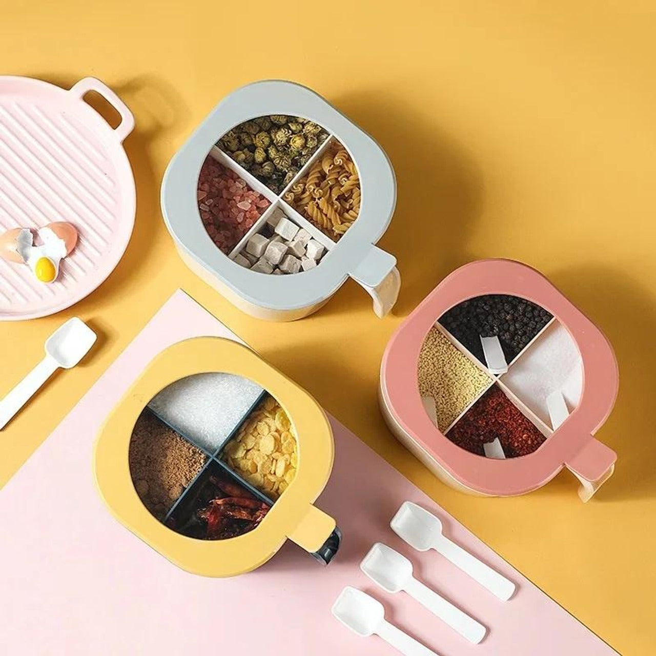 Partition Kitchen Seasoning Box