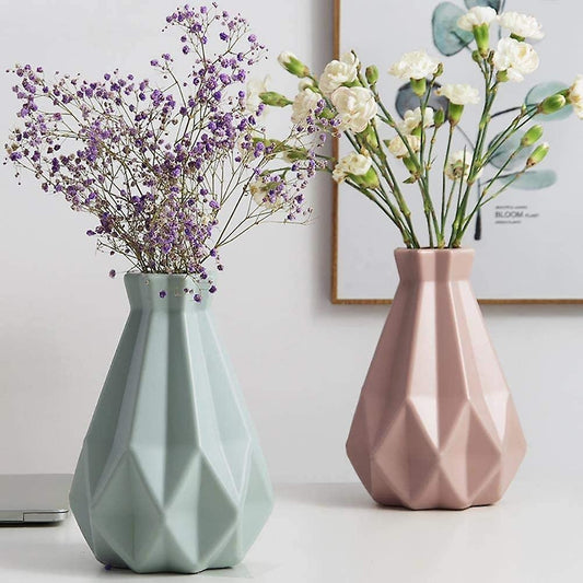 Diamond Pattern Plastic Flower